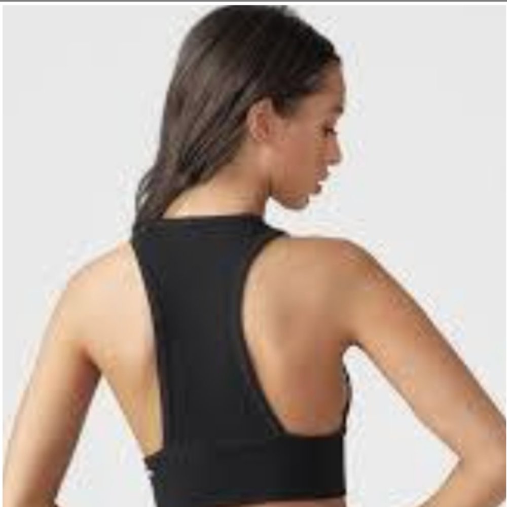Joah Brown Long Line Black Tank